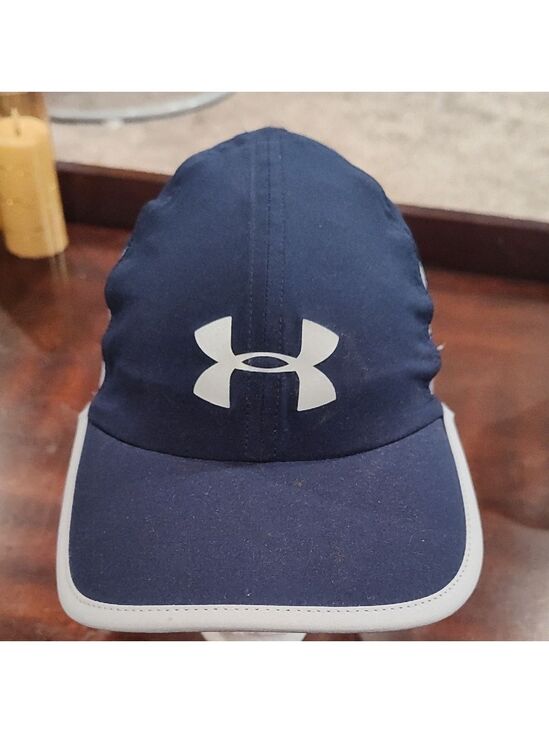 Under Armour Accessories - Under Armour Navy Blue Hat with White Logo Accent